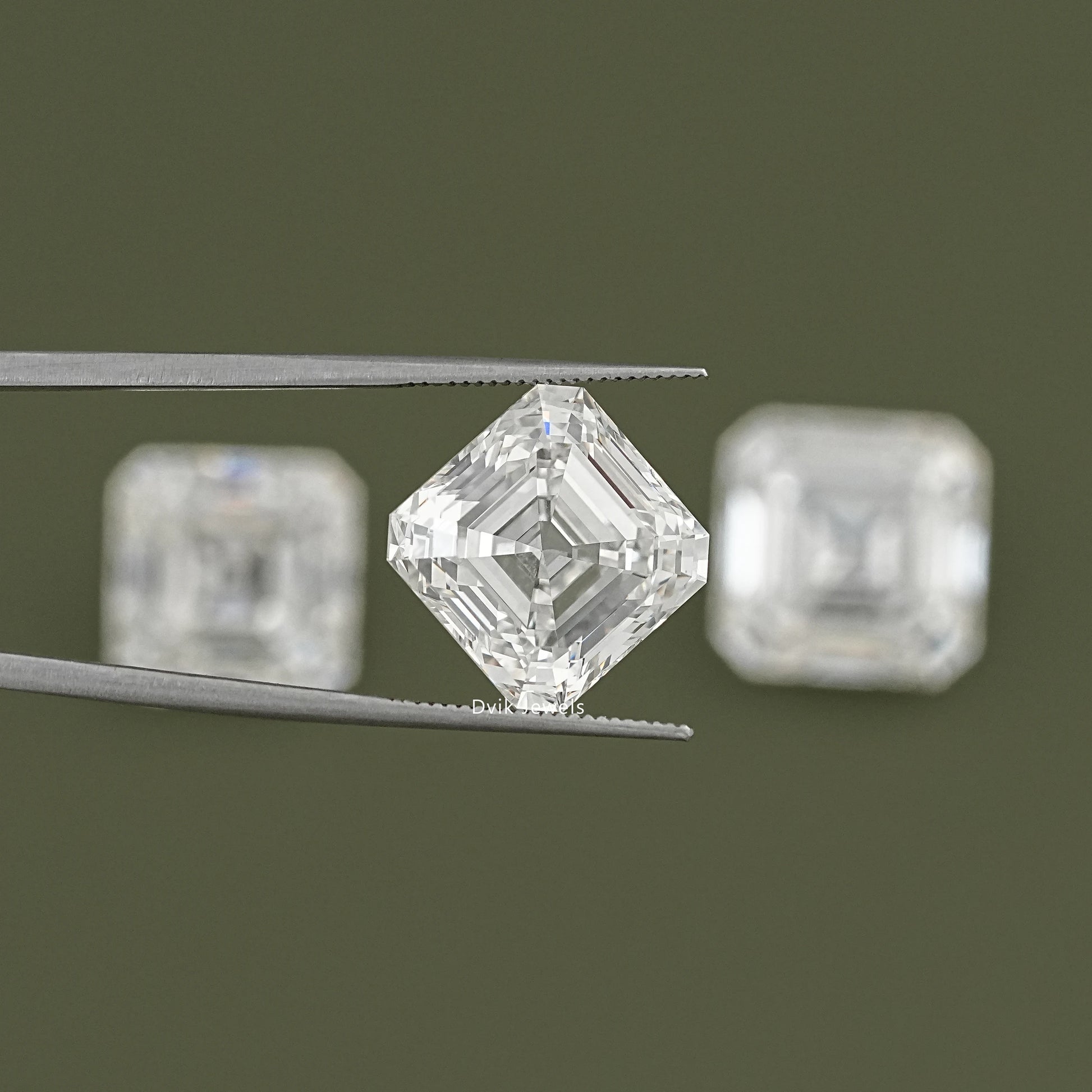 Asscher Cut Lab Grown IGI Certified Loose Diamond Loose Diamond