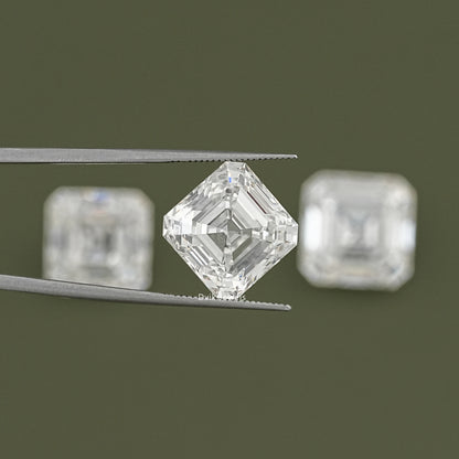 Asscher Cut Lab Grown IGI Certified Loose Diamond Loose Diamond