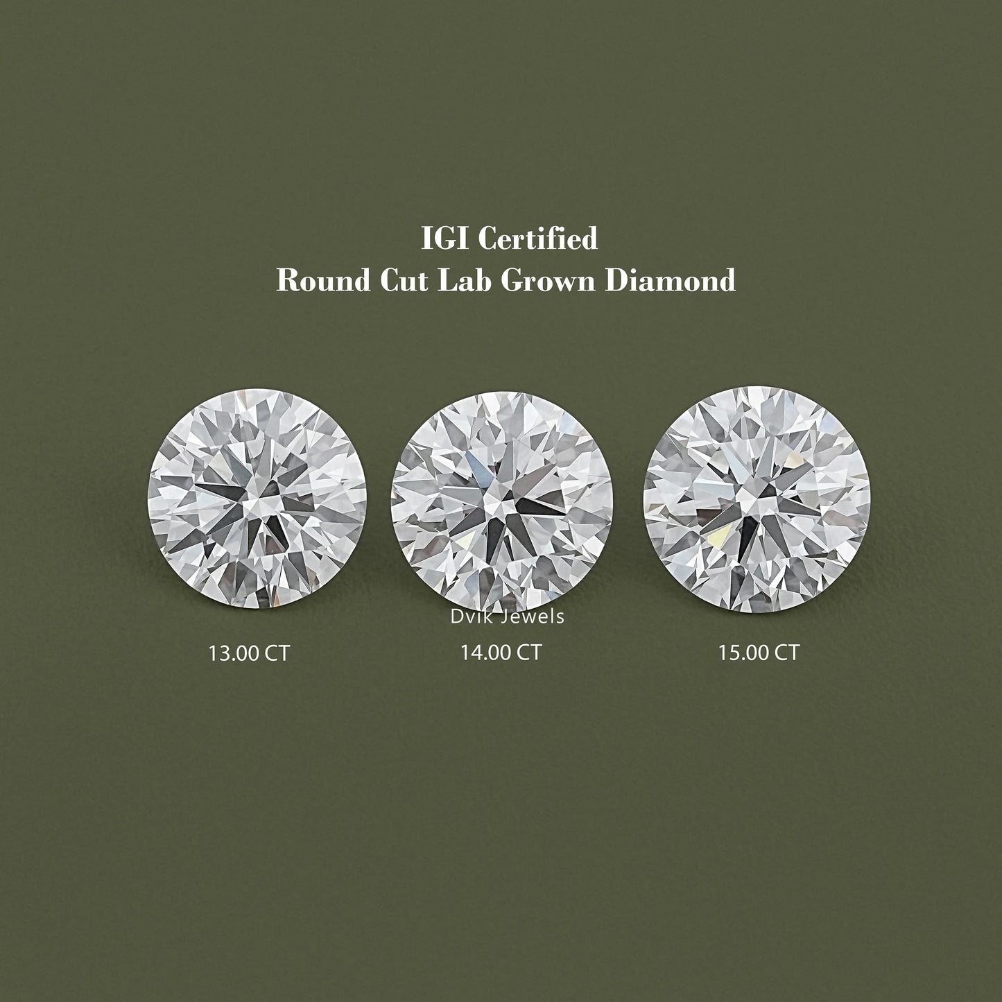 IGI Certified Round Lab Grown Loose Diamond Loose Diamond