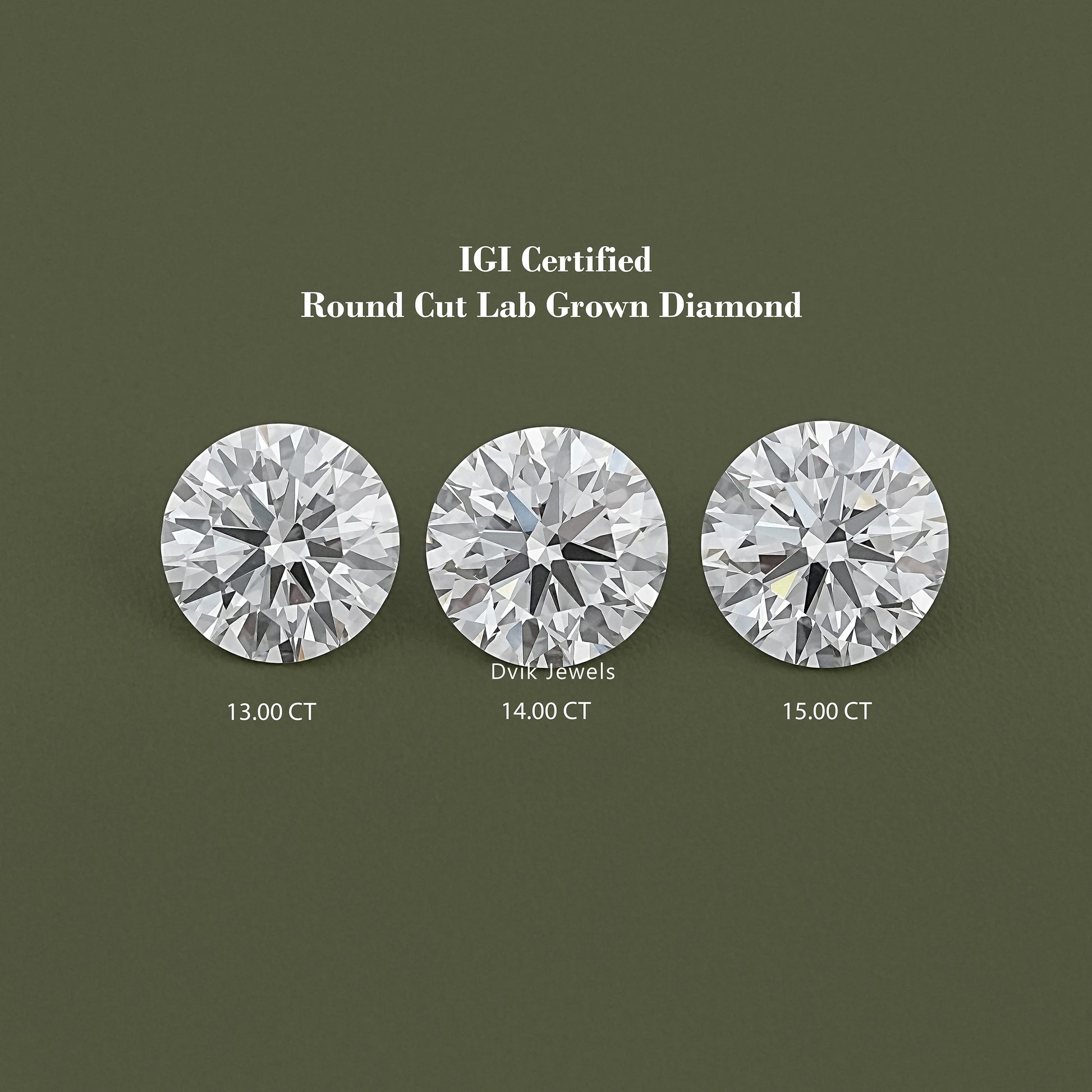 IGI Certified Round Lab Grown Loose Diamond Loose Diamond