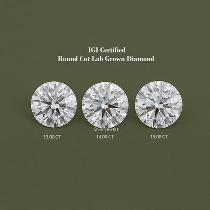 IGI Certified Round Lab Grown Loose Diamond Loose Diamond