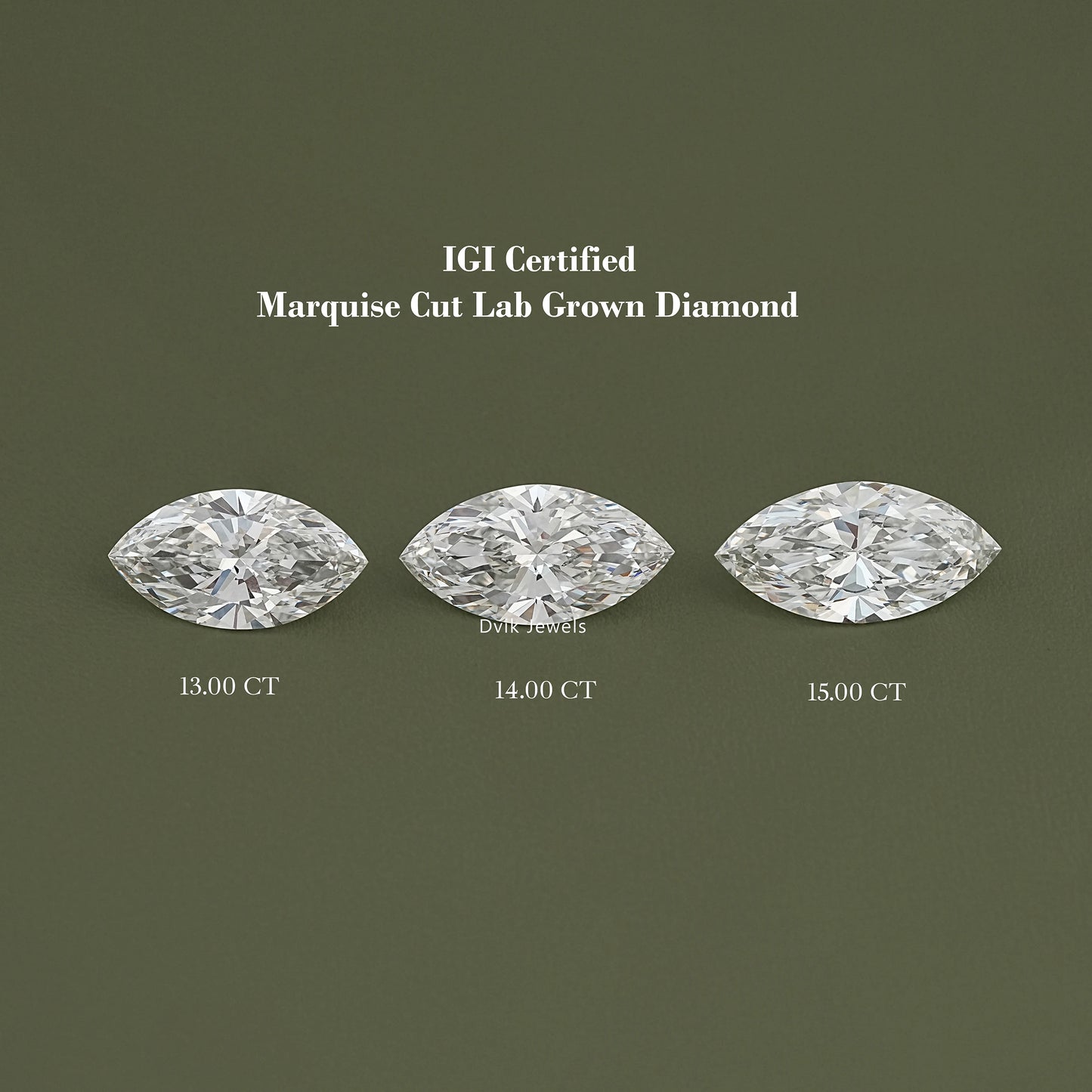 IGI Certified Marquise Lab Grown Loose Diamond Loose Diamond