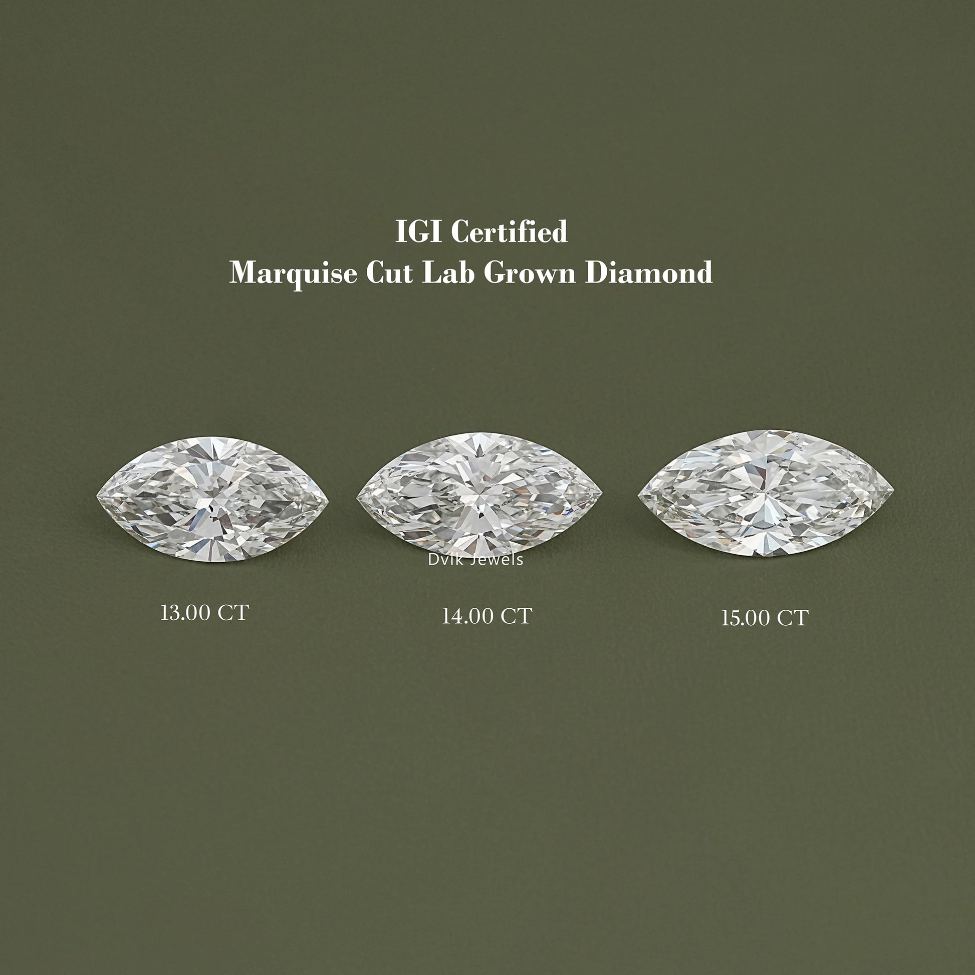 IGI Certified Marquise Lab Grown Loose Diamond Loose Diamond