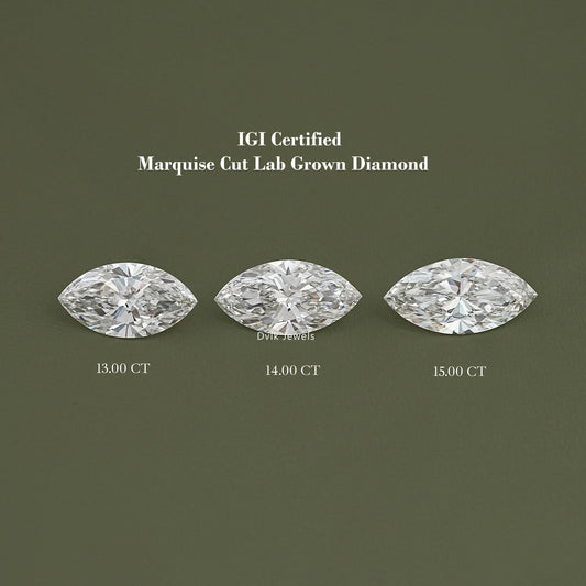 IGI Certified Marquise Lab Grown Loose Diamond Loose Diamond