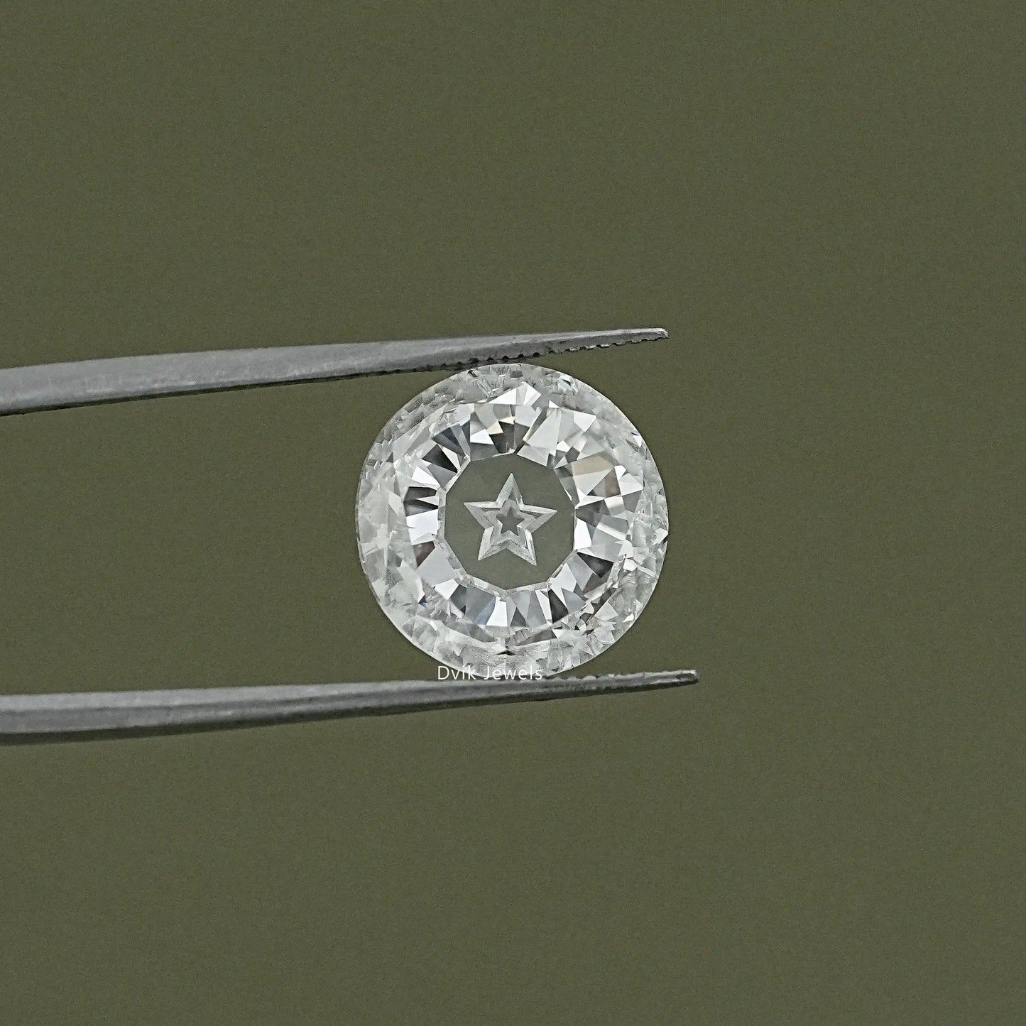 Modified Star Round Cut Lab Grown Loose Diamond Loose Diamond