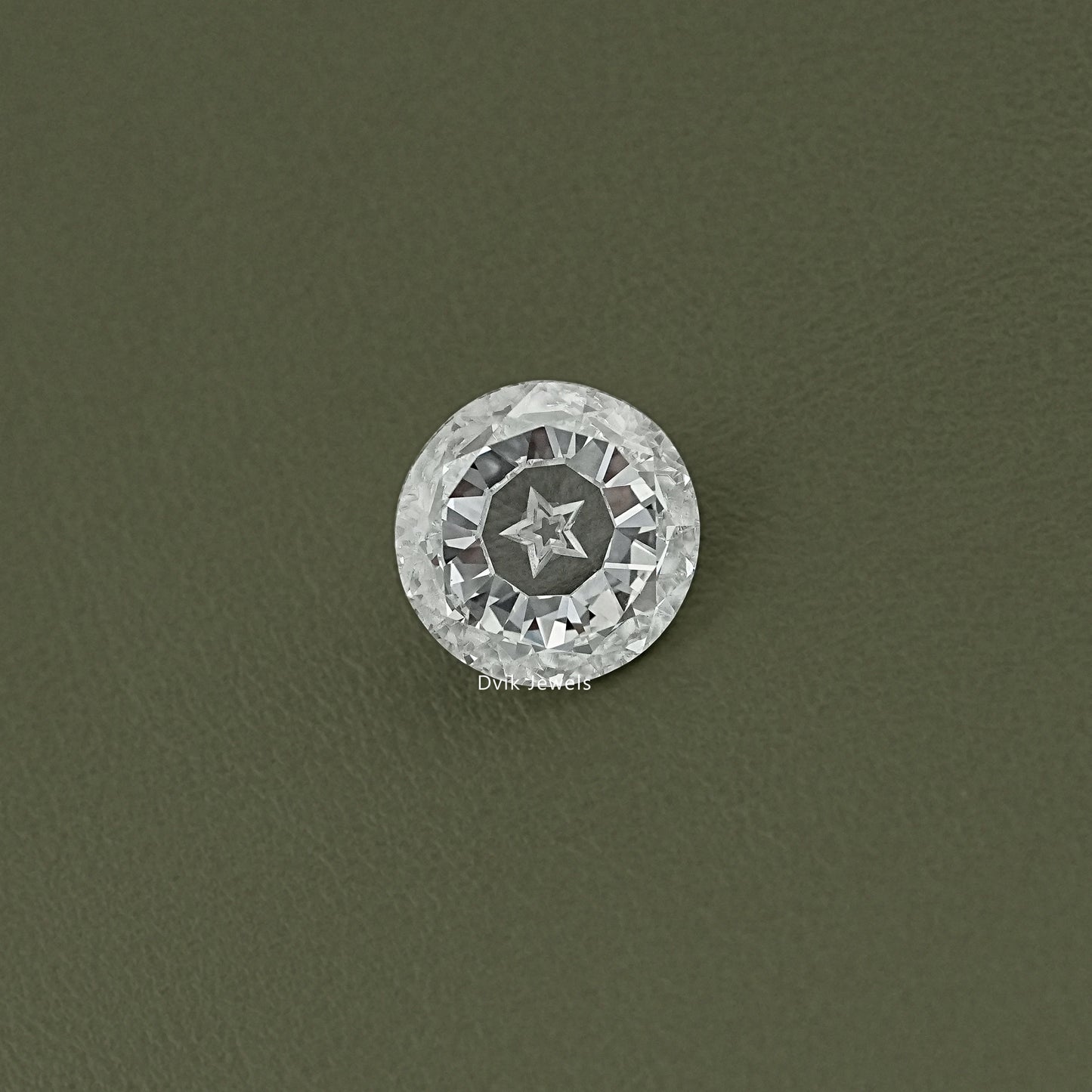 Modified Star Round Cut Lab Grown Loose Diamond Loose Diamond