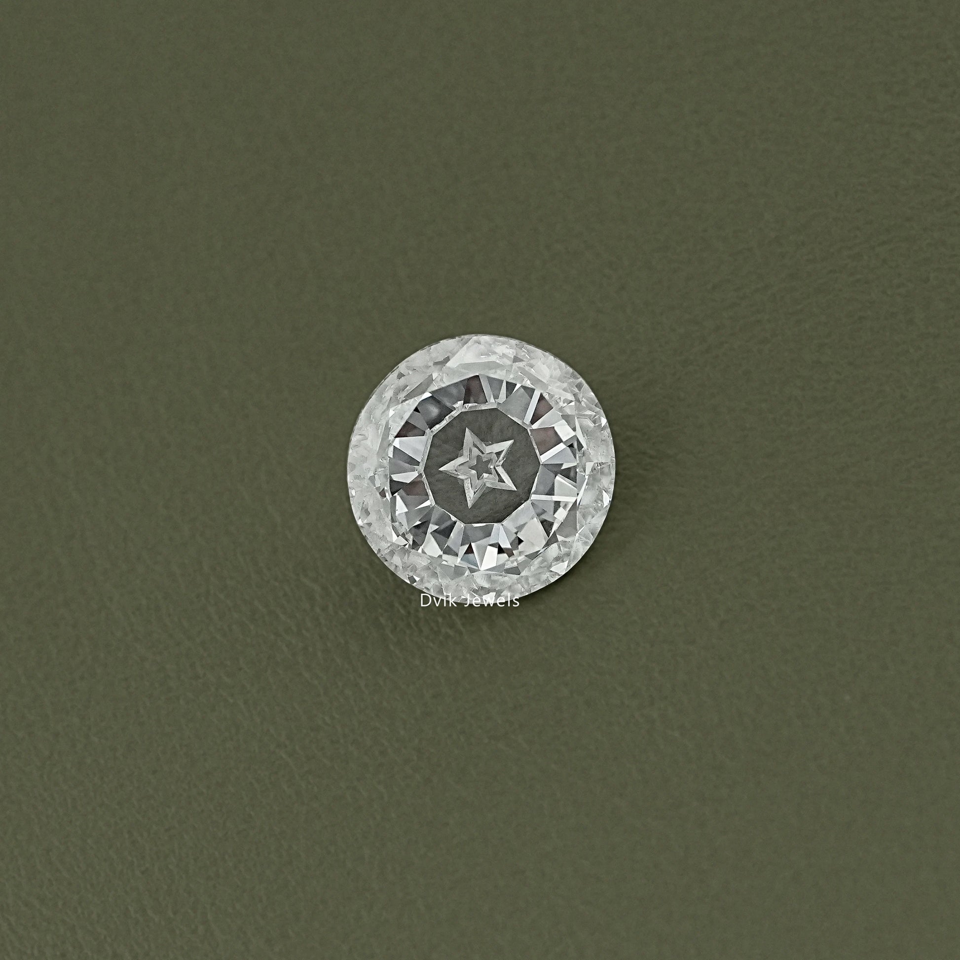 Modified Star Round Cut Lab Grown Loose Diamond Loose Diamond