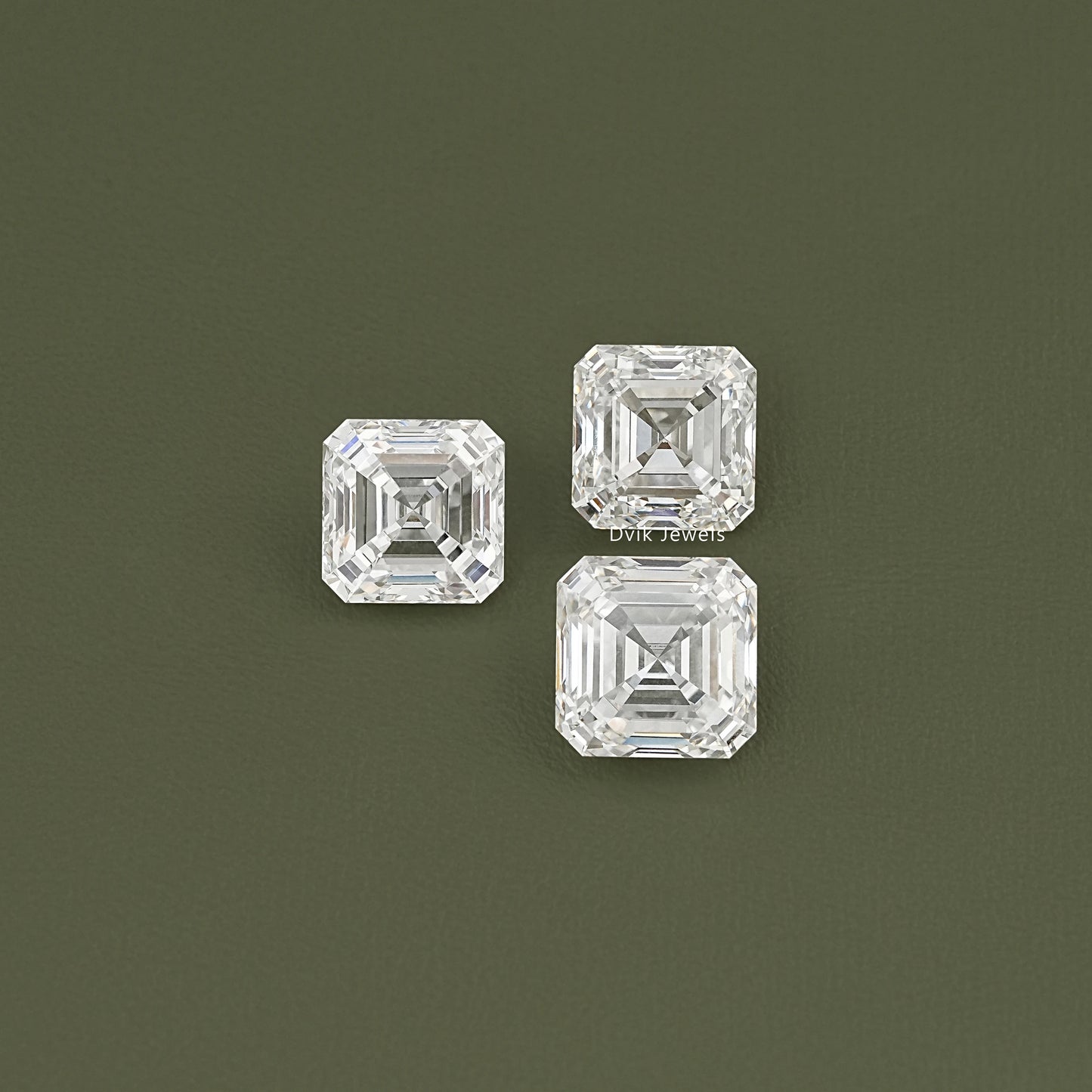 Asscher Cut Lab Grown IGI Certified Loose Diamond Loose Diamond