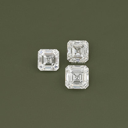 Asscher Cut Lab Grown IGI Certified Loose Diamond Loose Diamond
