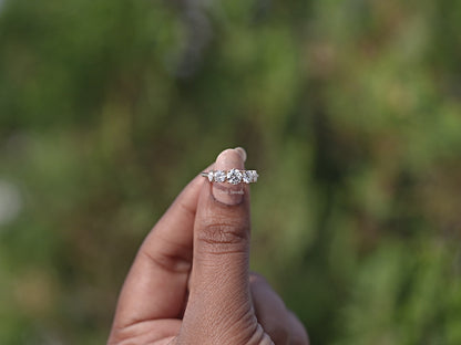 Five Stone Round Brilliant Cut Diamond Ring