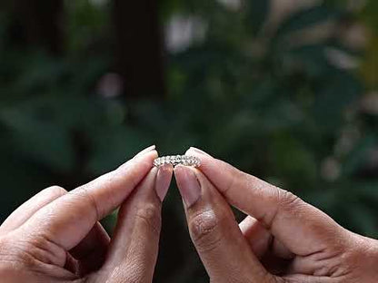 Oval Lab Grown Diamond Eternity Band