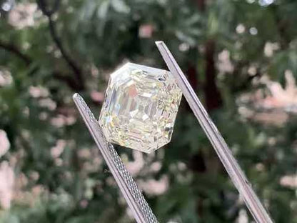Old Mine Asscher Cut Lab Loose Diamond