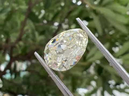 Old Mine Pear Shape Lab Grown Diamond