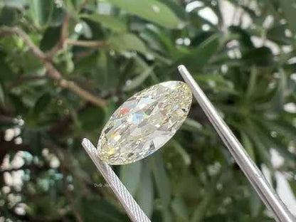 Lab Grown Old Mine Moval Cut Loose Diamond