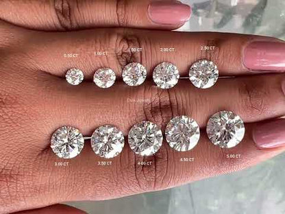 Brilliant Round Cut Lab Grown Diamond