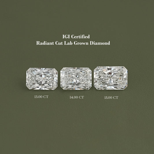 Radiant Cut Lab Grown IGI Certified Loose Diamond Loose Diamond