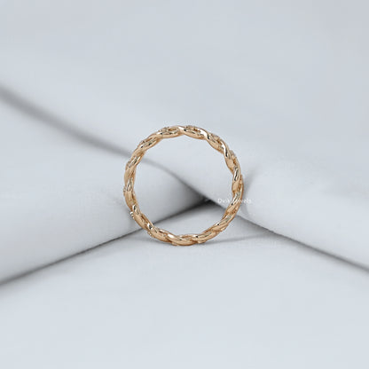 Infinity Round Diamond Eternity Band Band