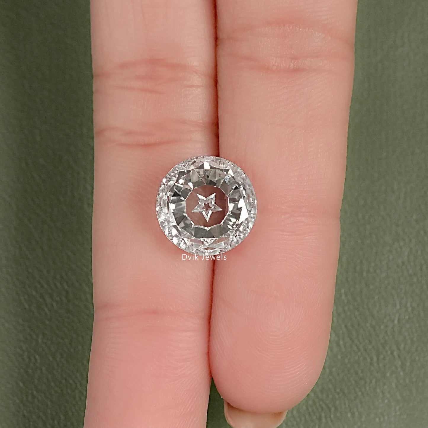 Modified Star Round Cut Lab Grown Loose Diamond Loose Diamond