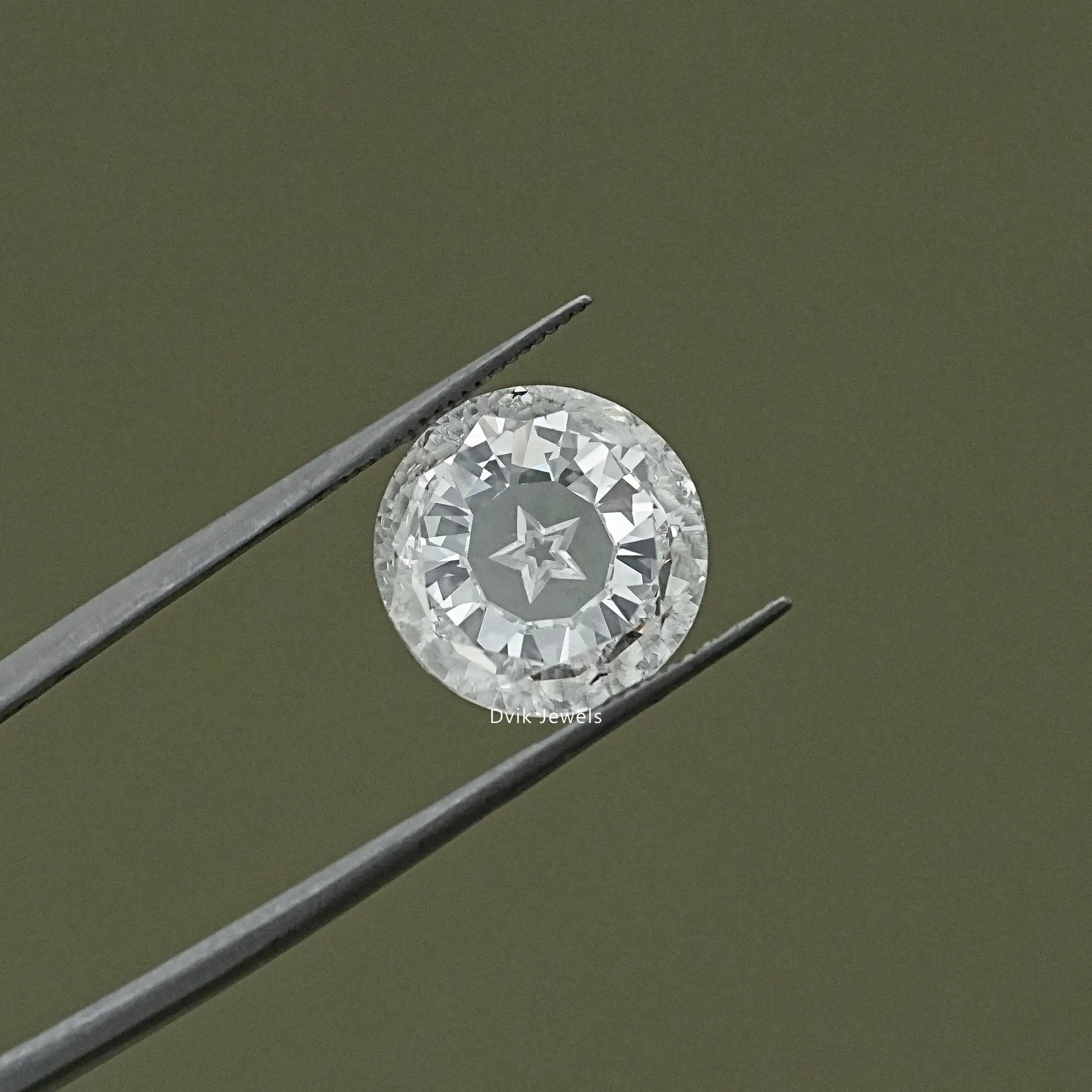 Modified Star Round Cut Lab Grown Loose Diamond Loose Diamond