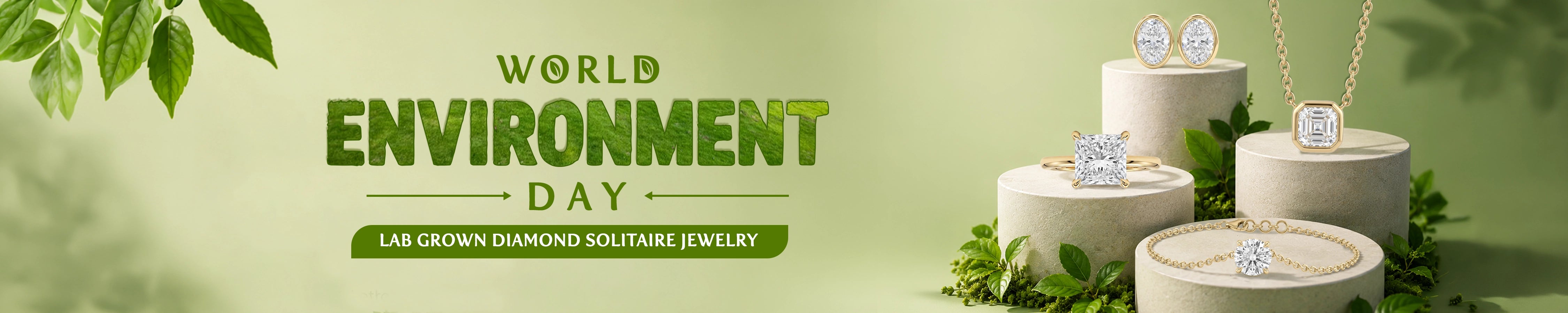 Lab Diamond Solitaire Jewelry