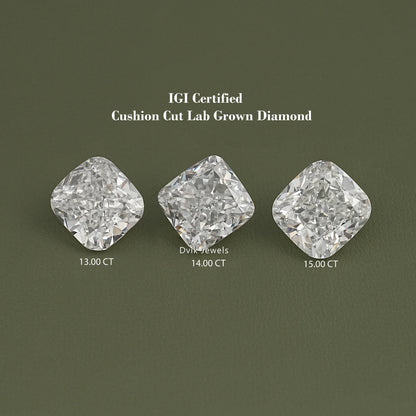 Square Cushion Lab Grown IGI Certified Loose Diamond Loose Diamond