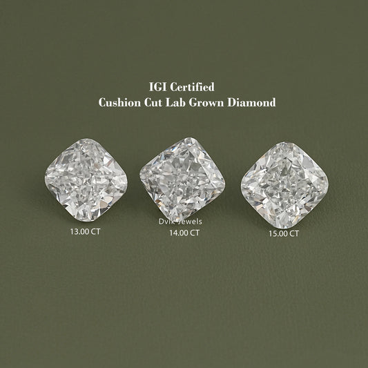 Square Cushion Lab Grown IGI Certified Loose Diamond Loose Diamond