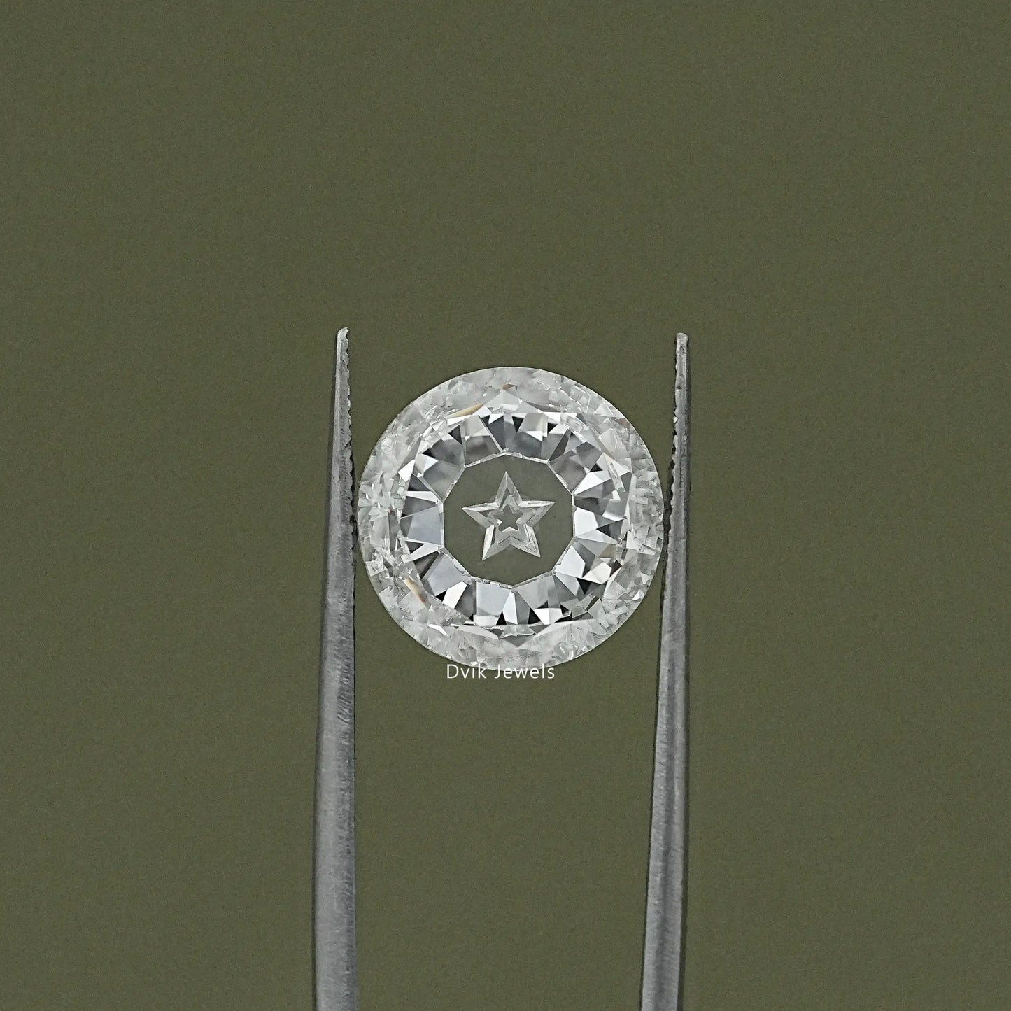 Modified Star Round Cut Lab Grown Loose Diamond Loose Diamond