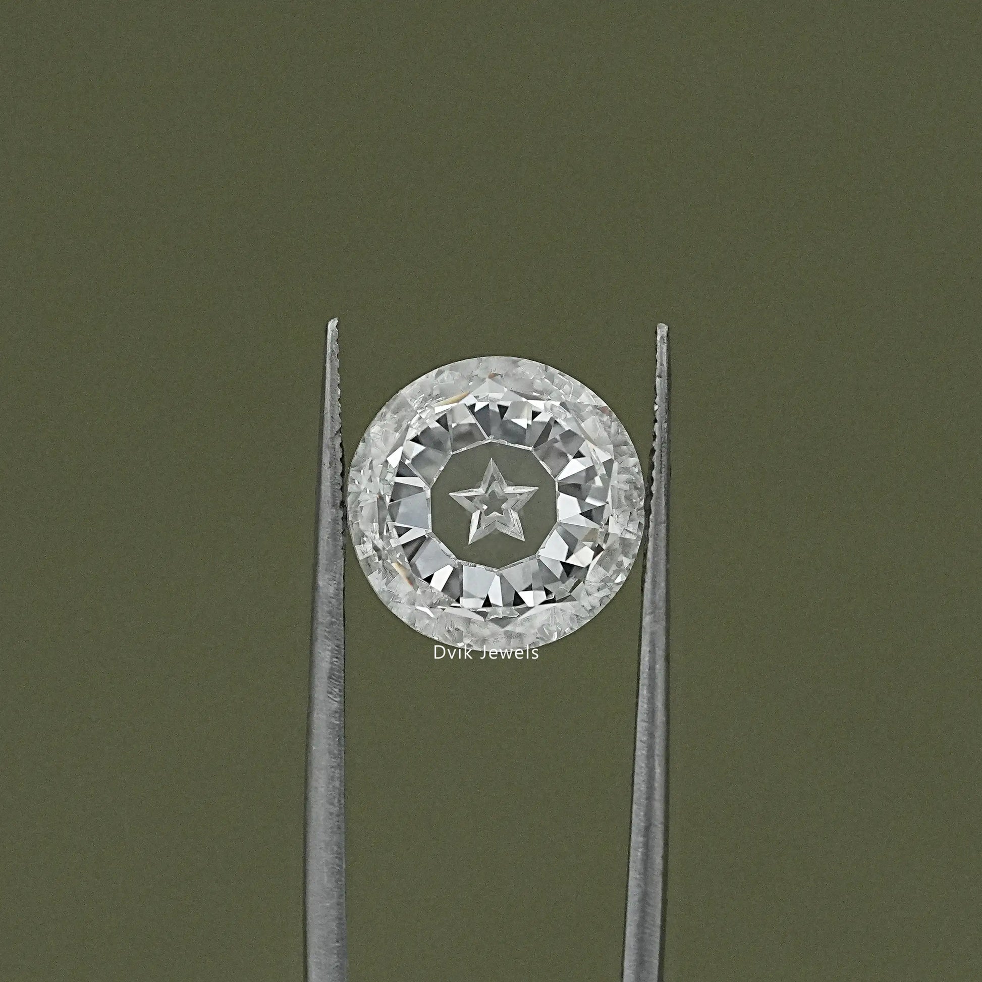 Modified Star Round Cut Lab Grown Loose Diamond Loose Diamond