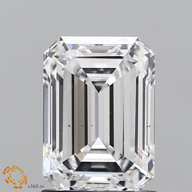 EMERALD 1.59 CT D VS2 Loose Diamond