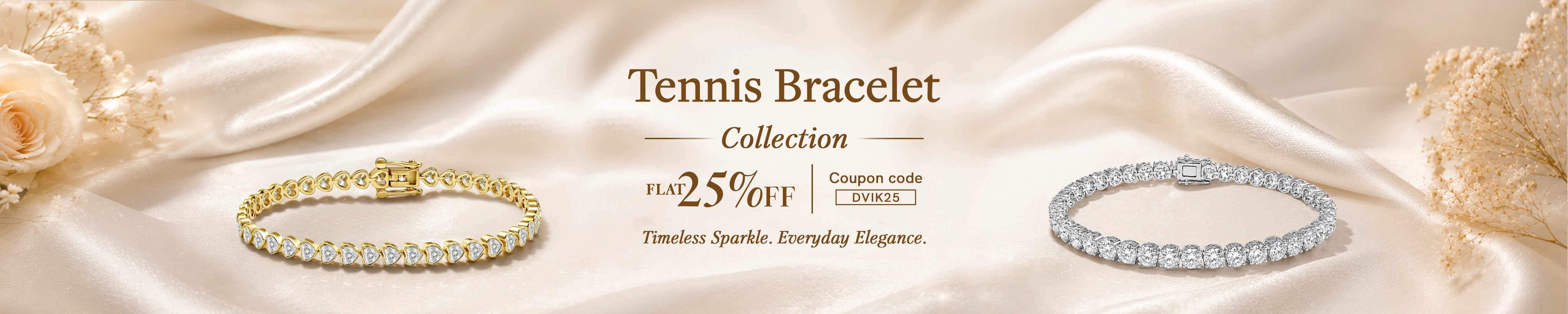 Lab Diamond Tennis Bracelet